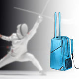 Maxbell Fencing Bag Versatile Nylon Cloth Handbag for Enthusiast Adults Professional blue