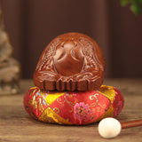 Maxbell Wood Fish Drum Traditional Compact Wooden Fish Balsam for SPA Office Counter 3inch