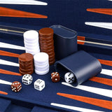 Maxbell Travel Backgammon Set Family Games Classic Board Game for Adults Travel