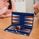 Maxbell Travel Backgammon Set Family Games Classic Board Game for Adults Travel