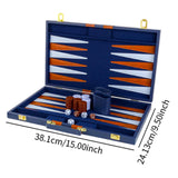 Maxbell Travel Backgammon Set Family Games Classic Board Game for Adults Travel