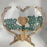 Maxbell Wedding Message Box Wooden Unique Guestbook Set for Easter Memories Birthday