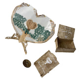 Maxbell Wedding Message Box Wooden Unique Guestbook Set for Easter Memories Birthday