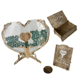 Maxbell Wedding Message Box Wooden Unique Guestbook Set for Easter Memories Birthday