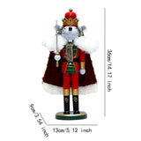 Maxbell Christmas Nutcracker Figurine Crafts Ornament for Xmas Gift Holiday