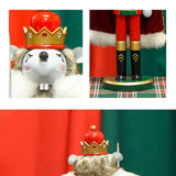 Maxbell Christmas Nutcracker Figurine Crafts Ornament for Xmas Gift Holiday
