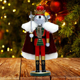 Maxbell Christmas Nutcracker Figurine Crafts Ornament for Xmas Gift Holiday
