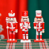 Maxbell 3Pcs Nutcracker Figurine Christmas Decor for Christmas Party Favors Birthday