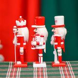 Maxbell 3Pcs Nutcracker Figurine Christmas Decor for Christmas Party Favors Birthday