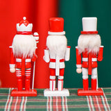 Maxbell 3Pcs Nutcracker Figurine Christmas Decor for Christmas Party Favors Birthday