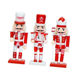 Maxbell 3Pcs Nutcracker Figurine Christmas Decor for Christmas Party Favors Birthday