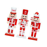 Maxbell 3Pcs Nutcracker Figurine Christmas Decor for Christmas Party Favors Birthday