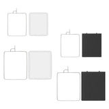 Maxbell Light Diffuser Metal Frame Alternative to Picture Box Photography Background 61x76cm Diffuser