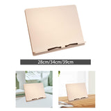 Maxbell Adjustable Book Stand Versatile Cookbook Holder for Desk Textbook Music Book S