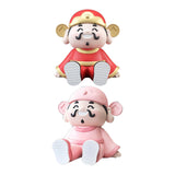Maxbell God of Wealth Phone Stand Cute Phone Holder for Living Room Shop Window Red
