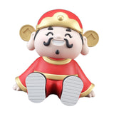 Maxbell God of Wealth Phone Stand Cute Phone Holder for Living Room Shop Window Red