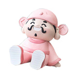 Maxbell God of Wealth Phone Stand Cute Phone Holder for Living Room Shop Window Pink