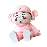 Maxbell God of Wealth Phone Stand Cute Phone Holder for Living Room Shop Window Pink