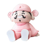 Maxbell God of Wealth Phone Stand Cute Phone Holder for Living Room Shop Window Pink