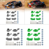 Maxbell RC Steering Components Upgrade Steering Blocks for 1:10 Scale Crawler RC Car Gray