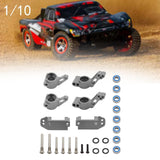 Maxbell RC Steering Components Upgrade Steering Blocks for 1:10 Scale Crawler RC Car Gray