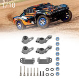 Maxbell RC Steering Components Upgrade Steering Blocks for 1:10 Scale Crawler RC Car Gray