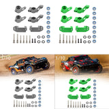 Maxbell RC Steering Components Upgrade Steering Blocks for 1:10 Scale Crawler RC Car Gray