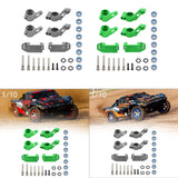 Maxbell RC Steering Components Upgrade Steering Blocks for 1:10 Scale Crawler RC Car Gray