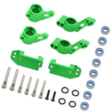 Maxbell RC Steering Components Upgrade Steering Blocks for 1:10 Scale Crawler RC Car Green