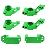Maxbell RC Steering Components Upgrade Steering Blocks for 1:10 Scale Crawler RC Car Green