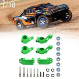 Maxbell RC Steering Components Upgrade Steering Blocks for 1:10 Scale Crawler RC Car Green