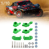 Maxbell RC Steering Components Upgrade Steering Blocks for 1:10 Scale Crawler RC Car Green