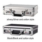 Maxbell Aluminum Alloy Case Equipment Protection Case for Outdoor Travel Mic Storage Argent