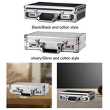 Maxbell Aluminum Alloy Case Equipment Protection Case for Outdoor Travel Mic Storage Argent