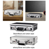 Maxbell Aluminum Alloy Case Equipment Protection Case for Outdoor Travel Mic Storage Argent