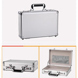 Maxbell Aluminum Alloy Case Equipment Protection Case for Outdoor Travel Mic Storage Argent