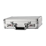 Maxbell Aluminum Alloy Case Equipment Protection Case for Outdoor Travel Mic Storage Argent with Sponge