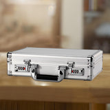 Maxbell Aluminum Alloy Case Equipment Protection Case for Outdoor Travel Mic Storage Argent with Sponge