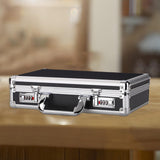 Maxbell Aluminum Alloy Case Equipment Protection Case for Outdoor Travel Mic Storage Black