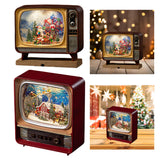 Maxbell Christmas Musical Box Christmas Gift for Birthday Gifts Desktop Coffee Table Santa Claus