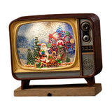 Maxbell Christmas Musical Box Christmas Gift for Birthday Gifts Desktop Coffee Table Santa Claus
