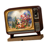 Maxbell Christmas Musical Box Christmas Gift for Birthday Gifts Desktop Coffee Table Santa Claus