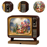 Maxbell Christmas Musical Box Christmas Gift for Birthday Gifts Desktop Coffee Table Santa Claus