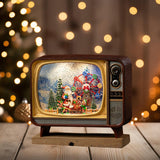 Maxbell Christmas Musical Box Christmas Gift for Birthday Gifts Desktop Coffee Table Santa Claus