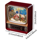 Maxbell Christmas Musical Box Christmas Gift for Birthday Gifts Desktop Coffee Table Town