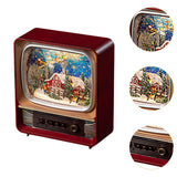 Maxbell Christmas Musical Box Christmas Gift for Birthday Gifts Desktop Coffee Table Town