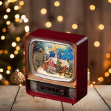 Maxbell Christmas Musical Box Christmas Gift for Birthday Gifts Desktop Coffee Table Town