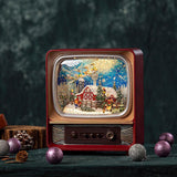 Maxbell Christmas Musical Box Christmas Gift for Birthday Gifts Desktop Coffee Table Town