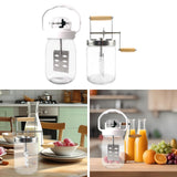 Maxbell Butter Churn with Handle Vintage Egg Beater Baking Hand Crank Butter Churner 1500ml