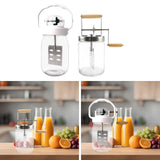 Maxbell Butter Churn with Handle Vintage Egg Beater Baking Hand Crank Butter Churner 1500ml